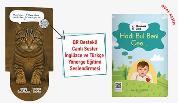 Hadi Bul Beni Cee eee - QR Destekli Canlı Sesler İngilizce ve Türkçe Yönerge Eğitimi Seslendirmesi ürün görseli 1
