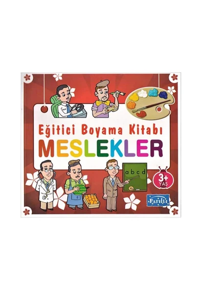 Eğitici Kalın Boyama Kitabı Meslekler ürün görseli 1