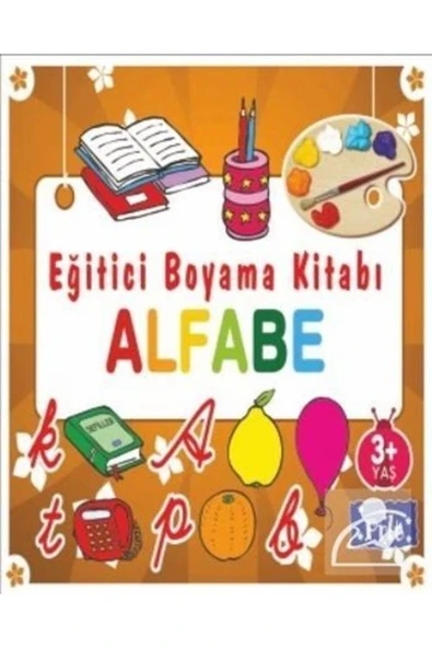 Eğitici Kalın Boyama Kitabı Alfabe ürün görseli 1
