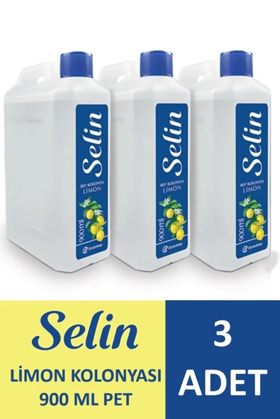 Selin Limon Kolonyası 900 Ml 3 Adet ürün görseli 1