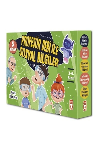 Profesör Debi İle Sosyal Bilgiler Seti - 5 Kitap Takım ürün görseli 1