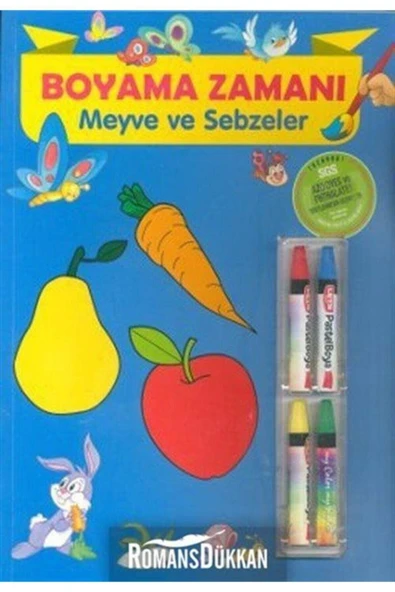 Meyve Ve Sebzeler Boyama Zamanı ürün görseli 1