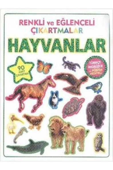 Renkli Ve Eğlenceli Çıkartmalar Hayvanlar ürün görseli 1