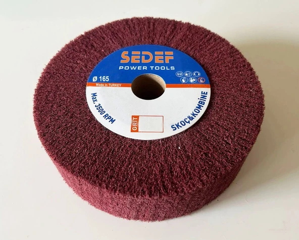 165x50x45 Flanşlı Elyaf Mop Zımpara FİNE AF-H 59768 ürün görseli 1
