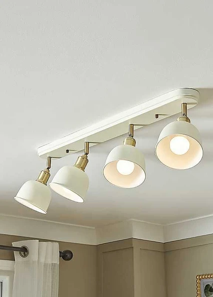 Rsylight Retro Metal 4 lü 180 Derece Hareketli Tavan plofyoner Avize ürün görseli 1
