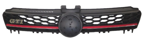 ON PANJUR KROM KIRMIZI CIZGILI MAT SIYAH+GTI YAZI+ ARMASIZ GOLF 7 GTI  2013-2017 ürün görseli 1