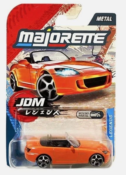 Majorette JDM Legends 2025 Honda S2000 Orange ürün görseli 1