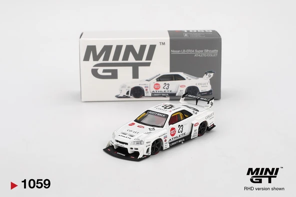 Mini GT Nissan LB-ER34 Super Silhouette ATHLETE/COLLET 1059 ürün görseli 1