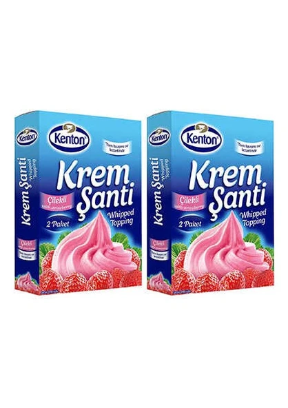 Kenton Krem Şanti Çilekli 2 x 150 gr ürün görseli 1