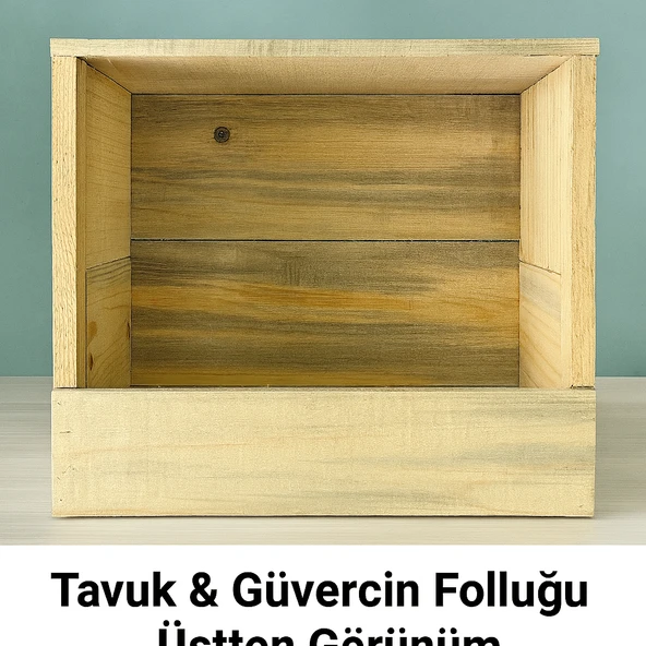 Doğal Ahşap Tavuk & Güvercin Folluğu ürün görseli 1