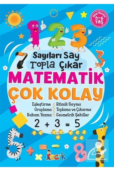 Sayıları Say Topla Çıkar Matematik Çok Kolay ürün görseli 1