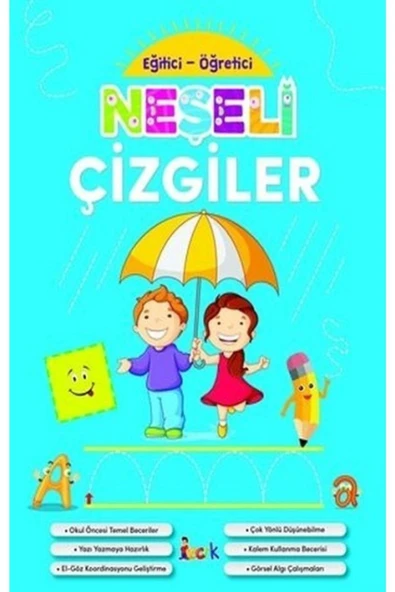 Eğitici Öğretici Neşeli Çizgiler ( Okul Öncesi ) ürün görseli 1