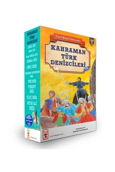 Kahraman Türk Denizcileri Set 10 Kitap ürün görseli 1