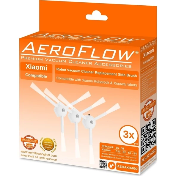 Aeroflow İle Uyumlu Roborock S6 Yan Fırça - 3 Adet (Garantili) ürün görseli 1
