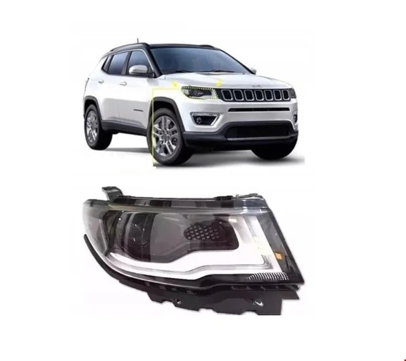 ÖN FAR SAĞ ( HALOJEN MERCEKLİ ) COMPASS 2017- ürün görseli 1