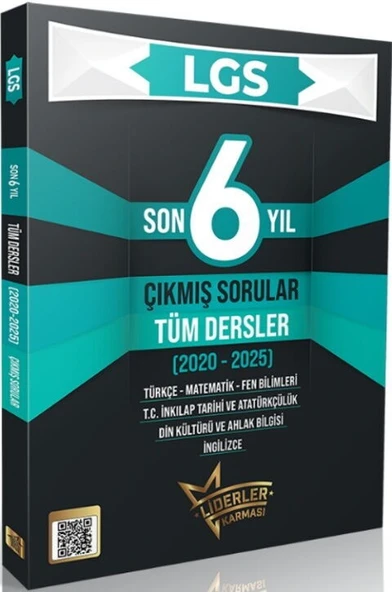 LGS Son 6 Yıl Tüm Dersler Çıkmış Sorular 2020 2025 Liderler Karması ürün görseli 1