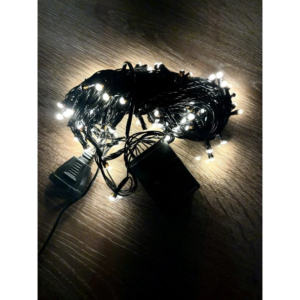 10 M 100 Led Damla Uçlu Gün Işığı Siyah Kablo MZ-17-3 ürün görseli 1