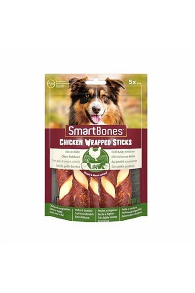 SmartBones Smart Bones Tavuk Sargılı Stick Köpek Ödülü Medium 5 Adet 137 Gr ürün görseli 1