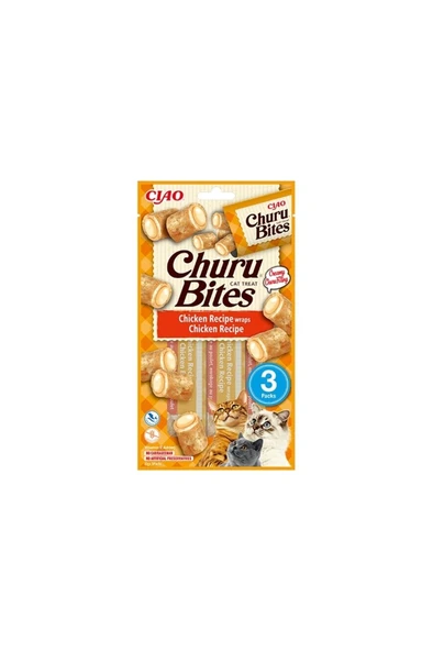 Inaba Churu Bites Tavuk Sargılı Kedi Ödül Maması 3x10 Gr. ürün görseli 1