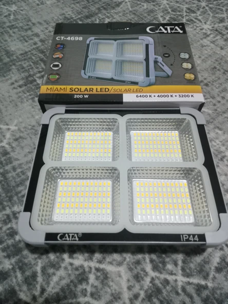 CATA 200 WATT SOLAR EL PROJEKTÖRÜ ürün görseli 1