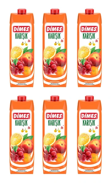 Dimes Karışık Meyve Nektarı 1 Lt X 6 Adet ürün görseli 1