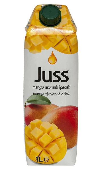 Juss Mango Aromalı İçecek 1 Lt X 6 Adet - Resim 2