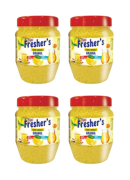 Kent Boringer Fresher'S Limon Aromalı Granül İçecek 300 Gr X 4 Adet ürün görseli 1