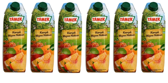 Tamek Karışık Meyve Nektarı 1 Lt X 6 Adet ürün görseli 1
