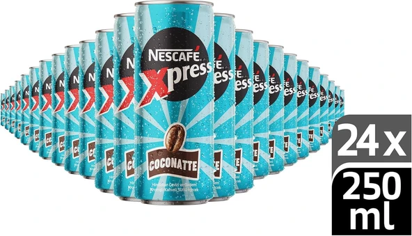 Nescafe Xpress Coco Natte Soğuk Kahve 250 Ml X 24 Adet ürün görseli 1