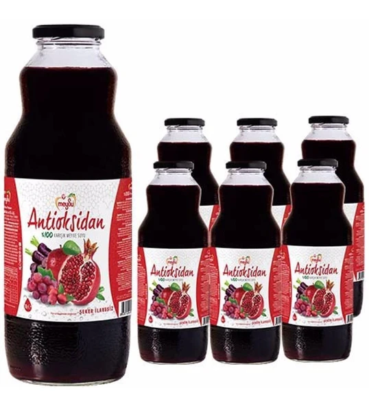 Meysu Antioksidan %100 Karışık Meyve Suyu 1 Lt X 6 Adet ürün görseli 1