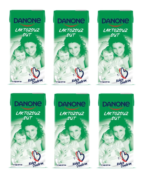 Danone Laktozsuz Süt 1 Lt X 6 Adet ürün görseli 1