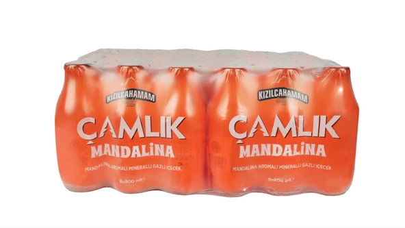 Kızılcahamam Çamlık Mandalina Aromalı Maden Suyu 200 Ml X 24 Adet ürün görseli 1