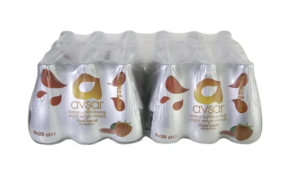 Avşar Karpuz Çilek Aromalı Maden Suyu 200 Ml X 24 Adet ürün görseli 1