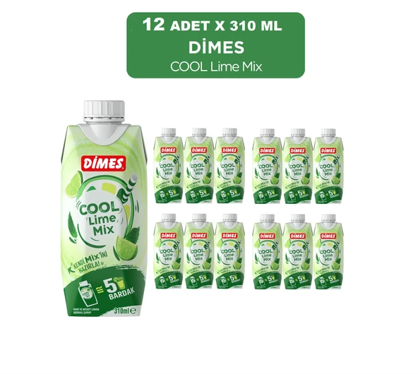 Dimes Cool Lime Mix 310 Ml X 12 Adet ürün görseli 1