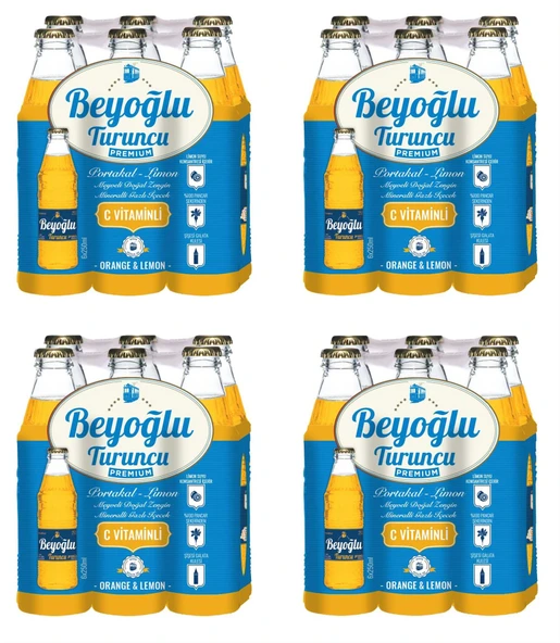 Beyoğlu Gazozu Turuncu 250 Ml X 24 Adet ürün görseli 1