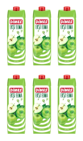 Dimes Ekşi Elmalı İçecek 1 Lt X 6 Adet ürün görseli 1