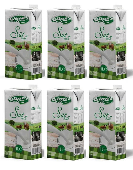 Güney %0,15 Yağlı Süt 1 Lt X 6 Adet ürün görseli 1