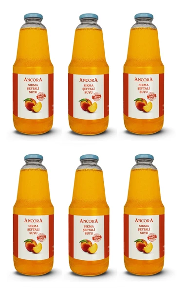 Ancora Sıkma Şeftali Suyu 1 Lt X 6 Adet ürün görseli 1