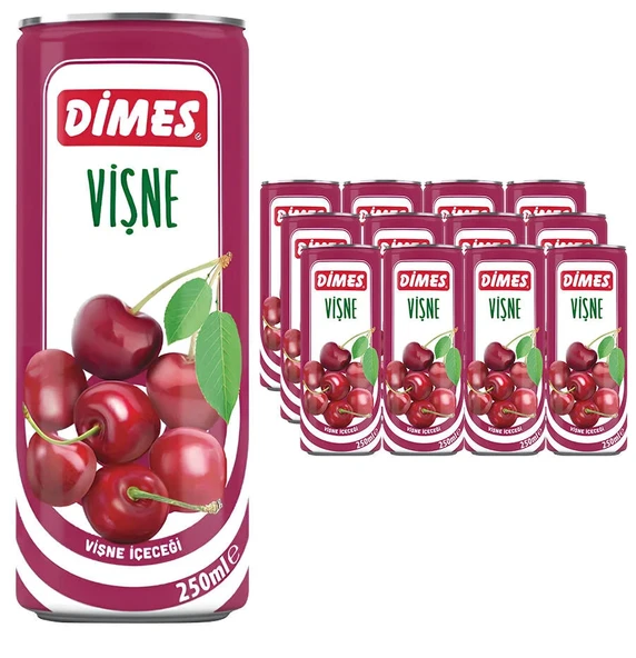Dimes Vişne İçeceği 250 Ml X 12 Adet ürün görseli 1