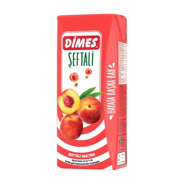 Dimes Şeftali Nektarı 200 Ml X 27 Adet - Resim 2