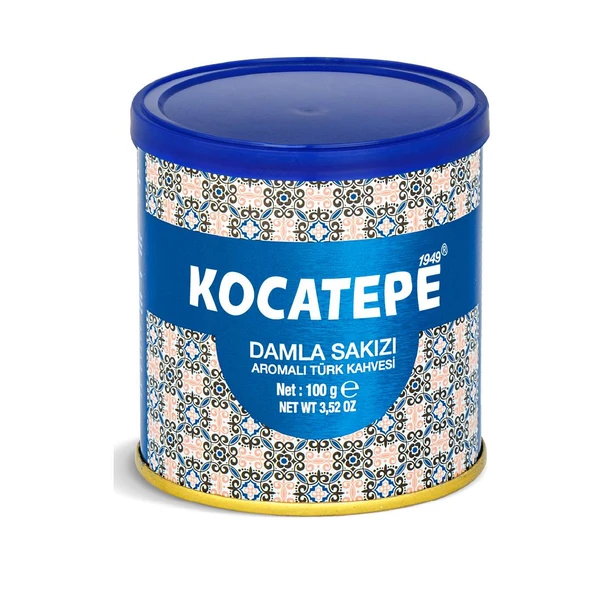 Kocatepe Damla Sakızlı Türk Kahvesi Teneke 100 Gr ürün görseli 1