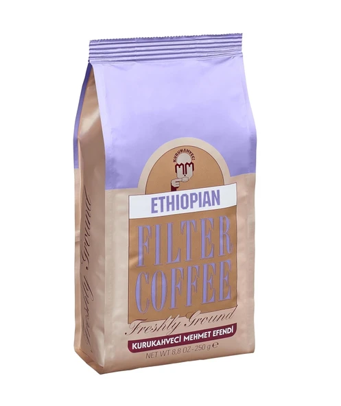 Kurukahveci Mehmet Efendi Ethiopian Filtre Kahve Öğütülmüş 250 Gr ürün görseli 1