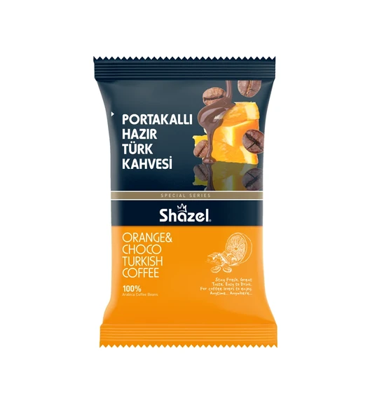 Shazel Portakallı Hazır Türk Kahvesi 100 Gr ürün görseli 1