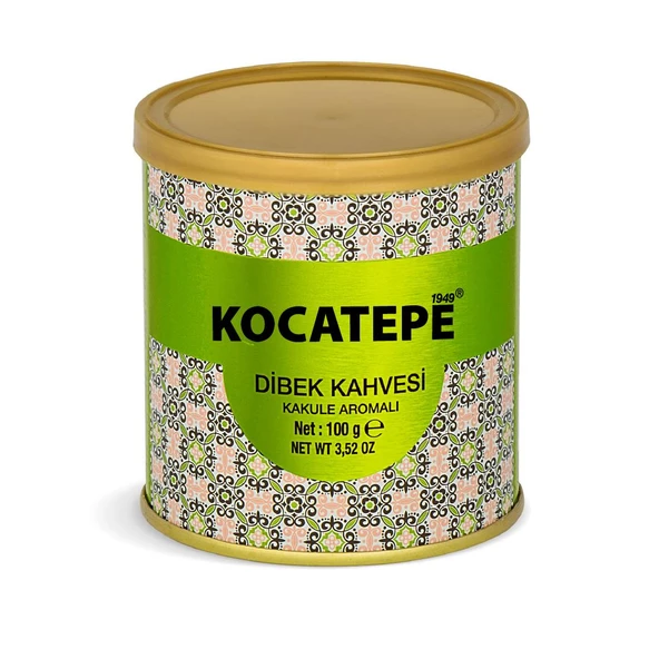 Kocatepe Kakuleli Dibek Kahvesi Teneke 100 Gr ürün görseli 1
