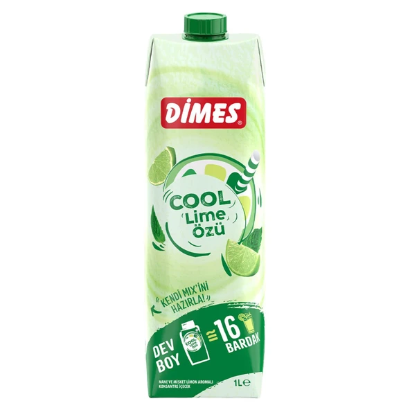 Dimes Cool Lime Özü 1 Lt X 6 Adet - Resim 2