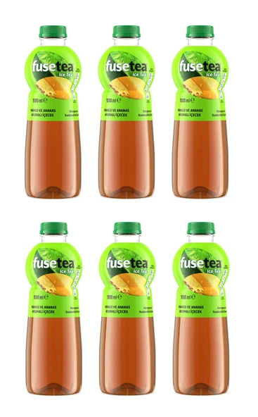 Fuse Tea Mango Ve Ananas Aromalı Soğuk Çay 1 Lt X 6 Adet ürün görseli 1