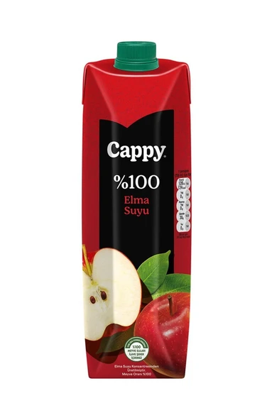 Cappy %100 Elma Suyu 1 Lt X 6 Adet - Resim 3
