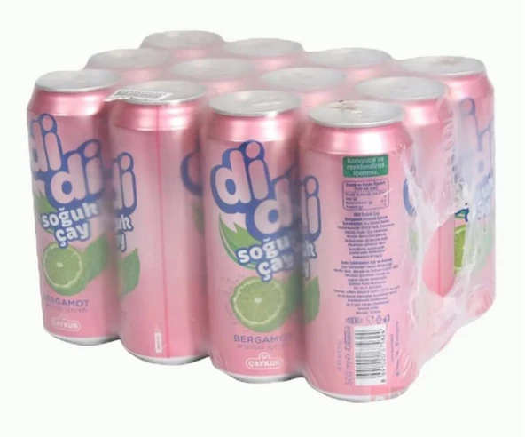 Çaykur Didi Bergamot Aromalı Soğuk Çay 500 Ml X 12 Adet ürün görseli 1
