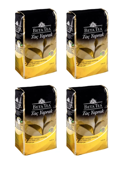 Beta Taç Yaprak Türk Çayı 1000 Gr X 4 Adet ürün görseli 1