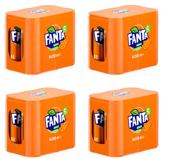 Fanta Portakal Aromalı Gazoz 250 Ml X 24 Adet ürün görseli 1